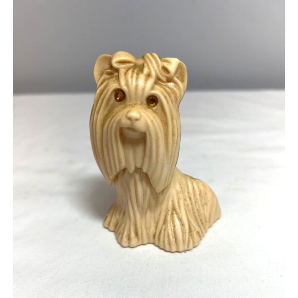 Avon Princess Of Yorkshire Sweet Honesty Cologne Yorkie Dog Figurine 1 Fl Oz. Bo - Picture 1 of 5
